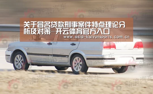 关于冒名贷款刑事案件特点理论分析及对策-开云体育官方入口(图2) 开云体育平台服务
